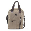 Casual shoulder bag or plain canvas handbag